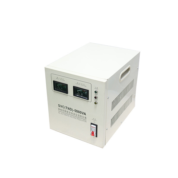 Estabilizador de tensión automático de 5KVA 220V Estabilizador de potencia CA de fase única TND ((SVC) - 5000VA
