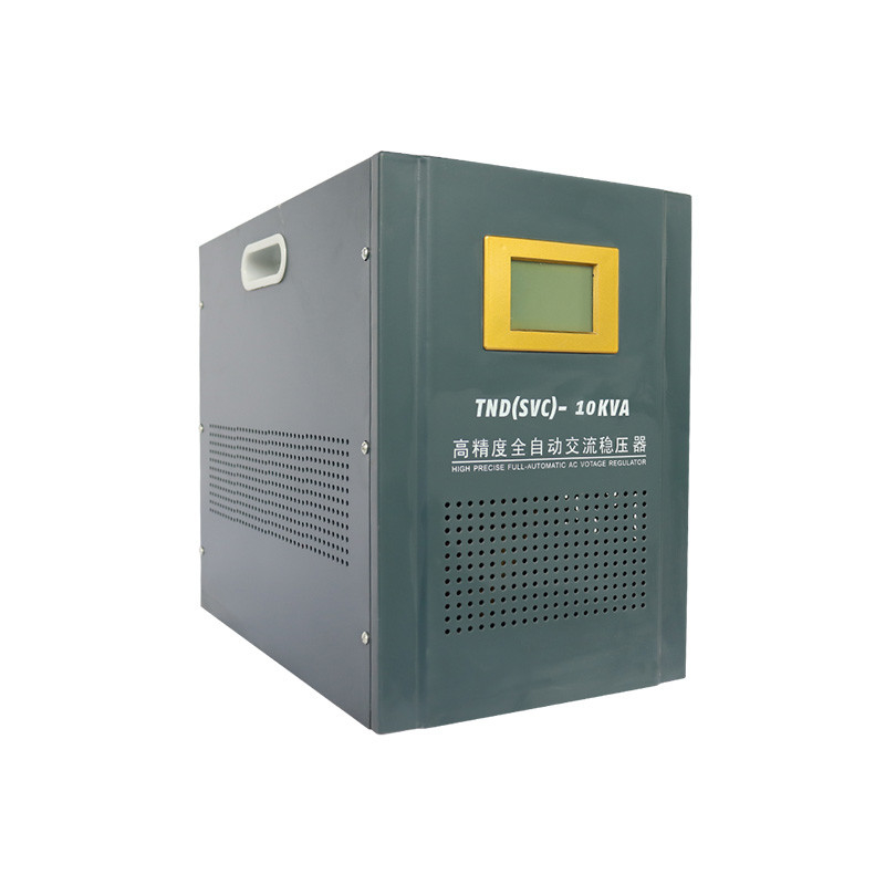 Estabilizador de tensión automático de fase única de alta calidad 10KVA estabilizador de potencia con buen precio
