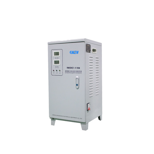 Venta de fábrica 15KVA Estabilizador de voltaje de fase única 220V 50HZ 60HZ con medidores digitales