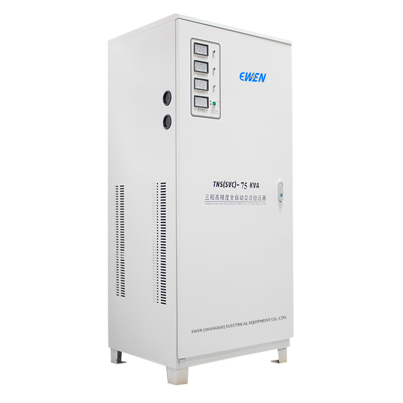 TNS ((SVC) -75KVA Estabilizador de potencia CA Regulador de tensión automático de tres fases Estabilizadores AVR 380V 230V 220V 400V 415V 440V 480V