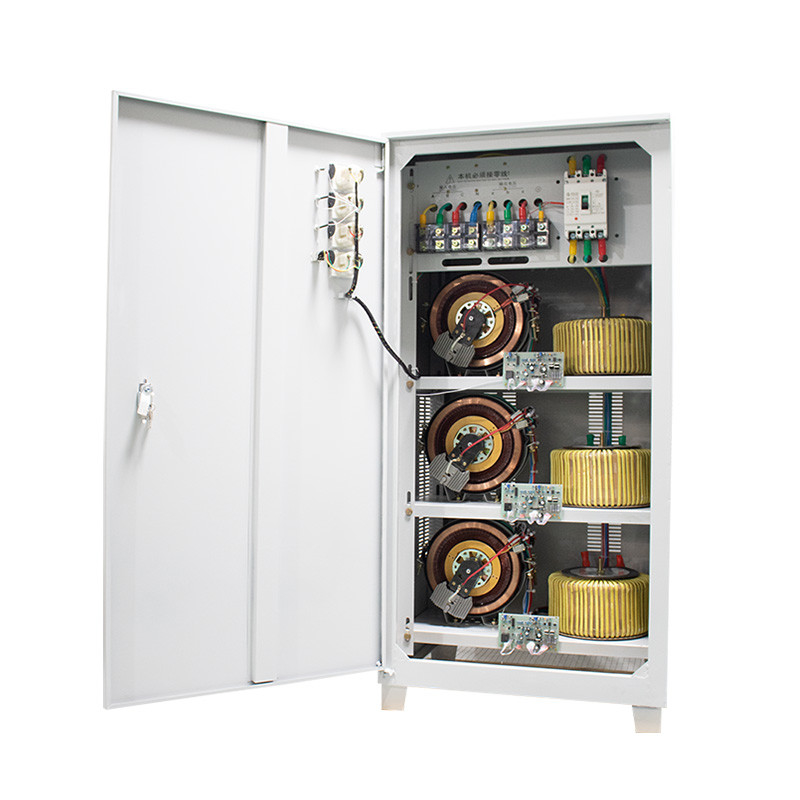 TNS ((SVC) -75KVA Estabilizador de potencia CA Regulador de tensión automático de tres fases Estabilizadores AVR 380V 230V 220V 400V 415V 440V 480V