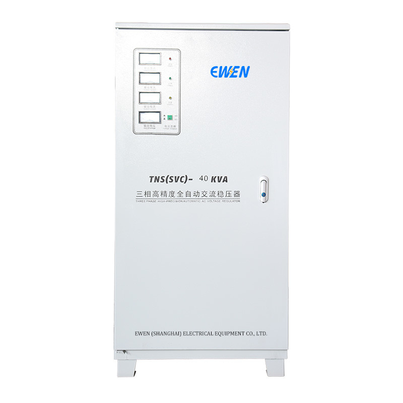 40KVA Estabilizador de tensión industrial de tres fases AC Power Servo Regulador de tensión automático 380V 400V 415V 480V