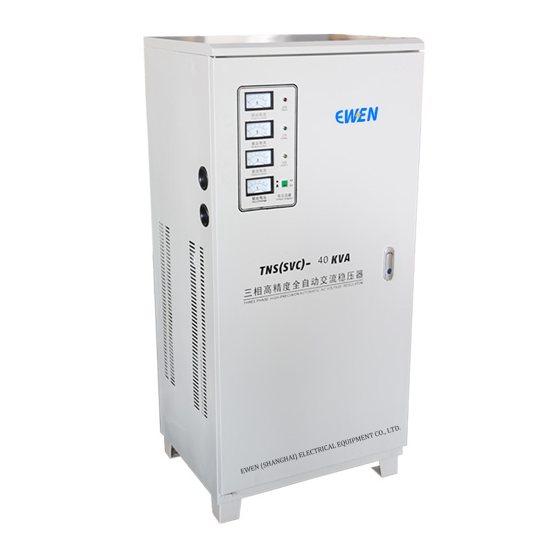 Venta de fábrica Estabilizador de tensión de tres fases 40KVA Servo AVR de 3 fases Regulador automático de tensión 380V 415V 400V