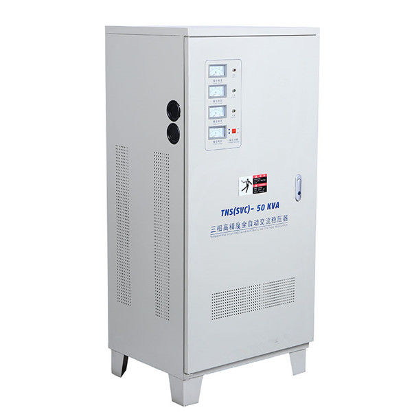Fase trifásica industrial del estabilizador 3 del voltaje regulador de la vertical de 50 KVA