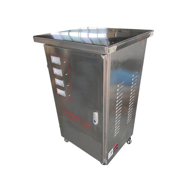 Regulador de voltaje automático de 3 fases 380V - 220V con recinto del acero inoxidable