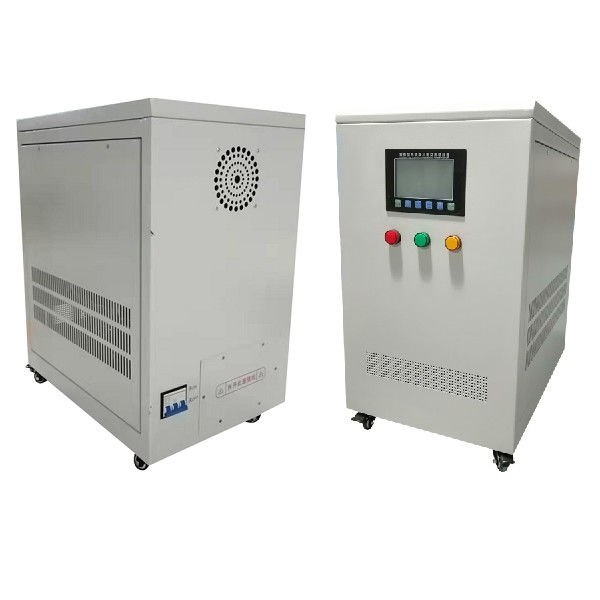 Estabilizador compensado automático industrial metálico del voltaje 30KVA de la CA de la bobina de la exhibición del LCD