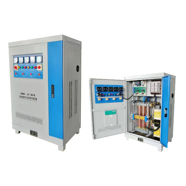 Estabilizador/regulador compensados automáticos industriales trifásicos del voltaje de la CA de SBW-60KVA