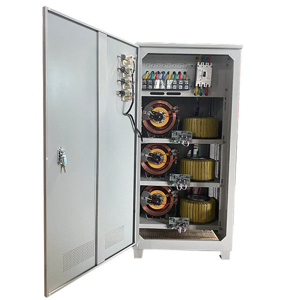 Regulador de voltaje automático lleno trifásico de la venta de la fábrica de la CA de TNS-80KVA