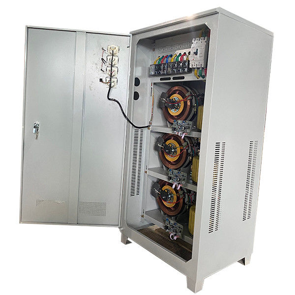 Regulador de voltaje automático lleno trifásico de la venta de la fábrica de la CA de TNS-80KVA